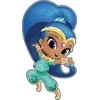 Nickelodeon Dekoracje „Shimmer &amp; Shine Wall“ dekoravimas - blizgesys (mažas)