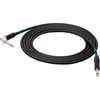 sound station quality (ssq) SSQ JMPJMK1 SS-1439 Cable Jack Mono - Jack Mono (90 degree angle) 1 m Juodas