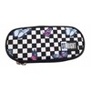 STRIGHT PENCIL CASE CHESSBOARD BUTTERFLIES