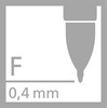 Rašiklis STABILOpalette raudonas-raudonas