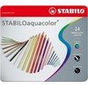 Stabilo Pieštukai spalvoti akvareliniai ARTY 24vnt metalinėje dėžutėje