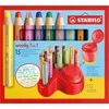 Spalvotų pieštukų rinkinys 3-in-1 Stabilo