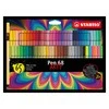 Stabilo - Pen 68 ARTY, 65 spalvų kartoninė piniginė