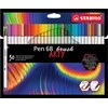 Stabilo Flamaster TABILO Pen 68 šepetys kartono dėklas 30 vienetų ARTY 568 / 30-21-20
