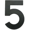 Haushalt Numeris "5", matinės juodos spalvos, 145 mm