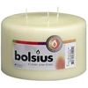 Stabilus Bolsius žvakė su cilindru ir 3 degikliais Mamoth Ø100x150mm smėlio spalvos