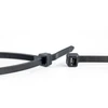 Stabilus WKK 110297071 atleidžiamas kabelio raištis Plastikas Juodas 100 vnt.