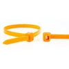Stabilus WKK Złączki kablowe su tworzywa sztucznego Oranžinis 100x2,5mm 100 St.