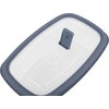 Stačiakampiai pietų indeliai MG Home Misto 5 hermetiški indeliai 2700/1800/1150/650/340 ml pilki