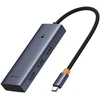 5-in-1 Hub Baseus UltraJoy serijos USB-C iki HDMI4K@30Hz+3xUSB 3.0+1xPD (pilka)