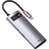 Baseus Metal Gleam serijos 5in1 stebulė, nuo USB-C iki 3x USB 3.0 + HDMI + USB-C PD