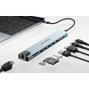 Prijungimo stotis Blitzwolf BW-TH5 10in1 USB-C (sidabrinė)