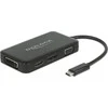 Delock USB Type-C™ adapteris > VGA / HDMI / DVI/ DisplayPort lizdas juodas