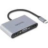 „Dicota USB-C“ nešiojama „5 viename“ prijungimo stotis 4K HDMI/DP PD 100 W