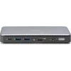 „Digitus USB-C“ prijungimo stotelė, 11 prievadų | DA-70917 | HDMI jungčių kiekis: 2 | Ethernet LAN