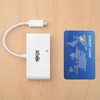 Eaton USB-C HDMI kelių prievadų adapteris, USB 3.2 Gen 1 prievadas, Gigabit Ethernet, 60 W PD įkrovimas, HDCP U444-06N-HGU-C baltas