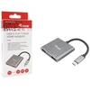 Equip 133484 knyginių kompiuterių dokas / jungčių replikatorius Vielinis USB 3.2 Gen 1 (3.1 Gen 1) Type-C Sidabras