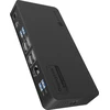 Carruzzo ICY BOX IB-DK2255AC Vielinis USB 3.2 Gen 2 (3.1 Gen 2) Type-C Juoda