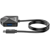 Šakotuvas Stacja/replikator Manhattan 4-Port USB 3.2 Gen1 Combo Hub USB-C (181150)