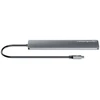 Šakotuvas Manhattan 7 prievadų 10G/5G USB-C/USB-A stotelė/replikatorius su „Power Delivery“ (181167)