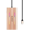 Orico USB-C 12w1 RGB | 2xUSB-A | 1xUSB-C PD 100W | 2x HDMI 4K 60Hz | 1xVGA | 1xRJ45 Gigabit - rožinė-auksinė