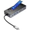 Orico Doko stotelė USB-C su obudową na dysk M.2, 10 Gbps, HDMI 4K 60Hz