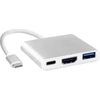 Przejściówka Adapteris 3in1 USB-C 4K HDMI šakotuvas USB 3.0 -E379