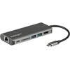 StarTech.com DKT30CSDHPD3 knyginių kompiuterių dokas / jungčių replikatorius Vielinis USB 3.2 Gen 1 (3.1 Gen 1) Type-C Juoda, Pilka