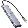 Hub / Adapteris Ugreen Revodok 7w1 USB-C do 2x USB-C 3.2, USB-A 3.2, HDMI 4K 60Hz, SD/TF, PD 100W