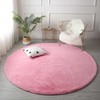 Strado Apskritas kilimas Triušis Strado 200x200 SakuraPink (Rose)