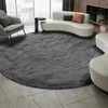 Strado Šaggy apvalus kilimas Strado 180x180 GreyNight (Tamsiai pilka) universalus