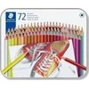 Staedtler – spalvotas šešiakampis pieštukas metalinėse dėžutėse, 72 vnt (175 M72)