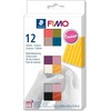 Modeliavimo masė - FIMO - Soft - 12 spalvų rinkinys - 300g