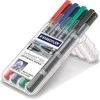 Staedtler STAEDTLER Perm.Marker Lumocolor duetas 4st Box