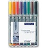 Staedtler STAEDTLER Folienstift Limocolor F nonperm 8St