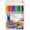 Staedtler STAEDTLER Noris Club Fasermaler mit Doppelspitze 12-er Pack retail