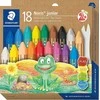Staedtler STAEDTLER vaškinės kreidelės Noris junior komplektas 18 vnt mažmeninė prekyba