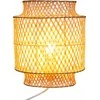 Atmosphera Lamp Stalinis šviestuvas BOHO LIBY, bambuko gaubtas, 28 cm