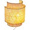 Atmosphera Lamp Stalinis šviestuvas BOHO LIBY, bambuko gaubtas, 28 cm