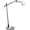 Stalinė lempa Beliani Lampa biurkowa LED HYDRUS Ze ściemniaczem Sidabrinė