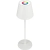 Stalinė lempa Realpower RealPower LED-RGB Tischlampe dimmbar mit Akku,baltas