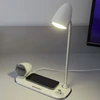 Tellur Nostalgia Wireless Desk Charger, Bluetooth Speaker, Desk Lamp baltas
