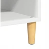 Kavos staliukas Balta 102 x 55 x 35 cm Apdirbta mediena