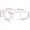 Kavos staliukas Sena mediena 80 x 80 x 31 cm Apdirbta mediena