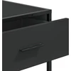 konsolinis stalas juodas 90x35x80 cm inžinierinis medis