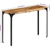 Konsolinis staliukas, rudas, 110x35x76cm, mango mediena/geležis