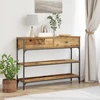 Konsolinis stalas Senas medis 100 x 25 x 75 cm Apdirbta mediena