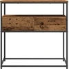 Konsolinis stalas su stalčių Senovinis medis 75 x 40 x 75 cm