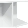 Naktinis staliukas, balta, 46,5x29x61cm, apdirbta mediena