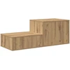 Oppbevaringsskap 2 pcs Amatininkų ąžuolas 108 x 41 x 40 cm